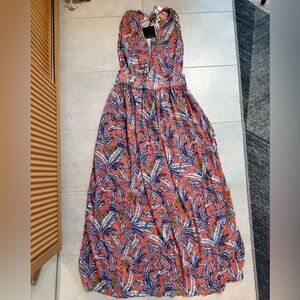American & Beyond Floral Maxi Dress - Multicolor A&B
